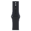 Apple Watch Series 9, 45 мм, корпус из алюминия цвета «тёмная ночь», спортивный ремешок цвета «тёмная ночь», размер M/L
